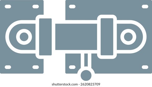 Latch vector icon. Can be used for printing, mobile and web applications.
