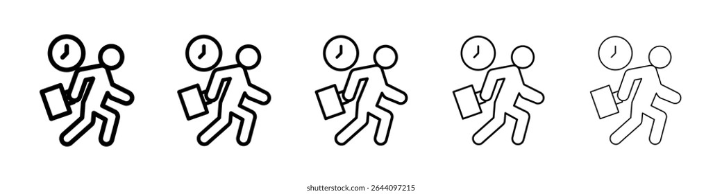 Conceito de ícone tardio. design gráfico, logotipo, Web, UI.
