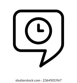 Late Icon Vector Symbol Design Illustration