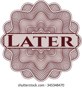 Later abstract rosette