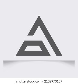 Plantilla vectorial de diseño de logotipo empresarial posterior 