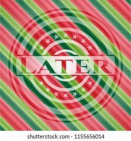 Later christmas emblem.