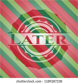 Later christmas emblem.