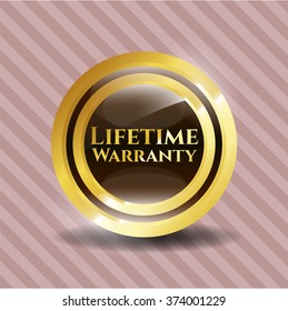 Insignia de oro posterior
