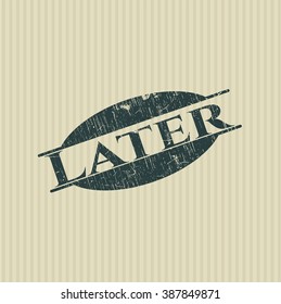 Later grunge stamp