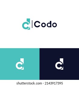 diseño de logotipo posterior - diseño de logotipo c d