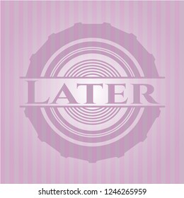 Later pink emblem