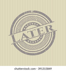 Later rubber texture