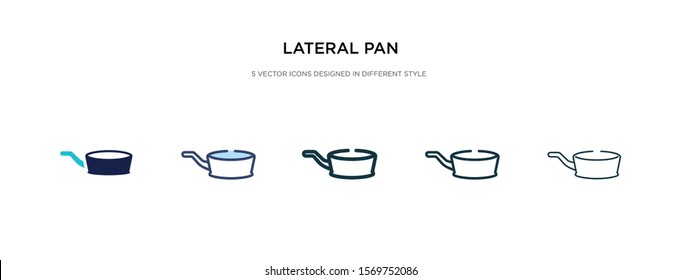 lateral pan icon in different style vector illustration. two colored and black lateral pan vector icons designed in filled, outline, line and stroke style can be used for web, mobile, ui