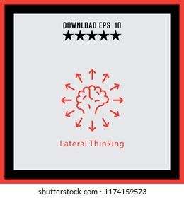 Lateral Thinking  line icon