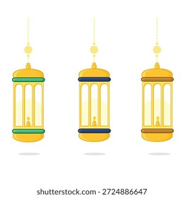 latern. arabian latern lamp illustration vector cartoon. arabic lam