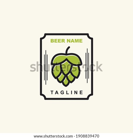 The latest beer logo design. Best suited for craft breweries and taprooms, but can also be used for other commercial businesses.