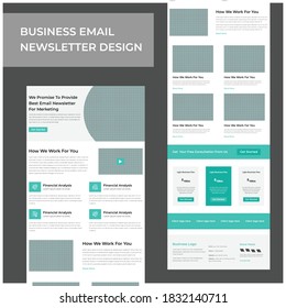 Latest Business Services Marketing Email Template Design