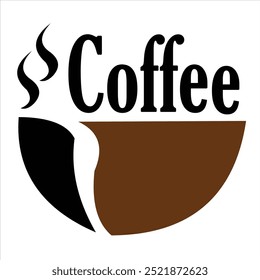 Latest coffee logo design for creative vector company