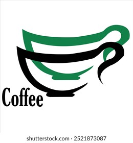 Latest coffee logo design for creative vector company
