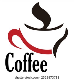 Latest coffee logo design for creative vector company