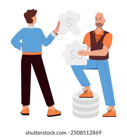 Última Coleção de Crowdfunding Ilustrações Planas 

