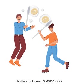Latest Collection of Crowdfunding Flat Illustrations 

