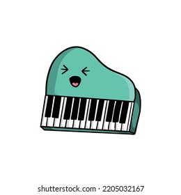 the latest collection of musical instrument stickers with cute designs
