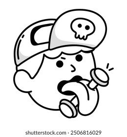 Latest Collection of Spooky Day Doodle Icons  

