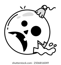 Latest Collection of Spooky Day Doodle Icons  

