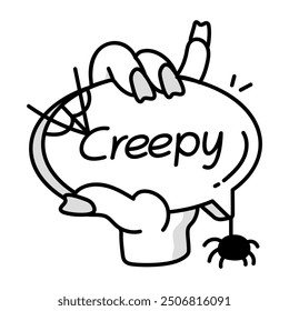 Latest Collection of Spooky Day Doodle Icons  

