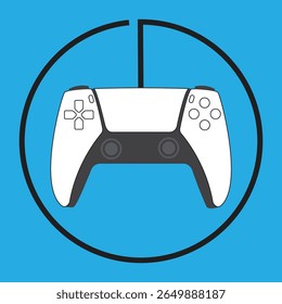 latest console game icon with coiled cable