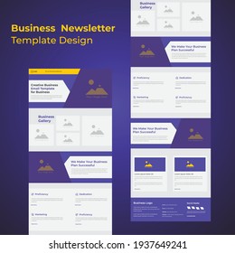 Latest Creative Email Newsletter Template Design For Business