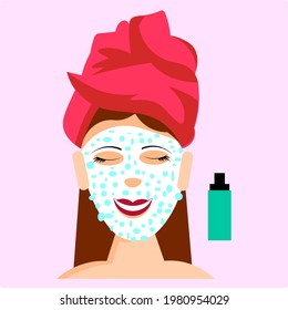 Neueste und kreative Make-up Ikone der Gesichtsreinigung.