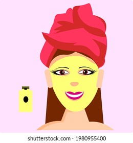 Latest and creative makeup icon of face oil.
