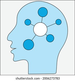 Latest, creative, trendy vector icon of think for web and mobile.