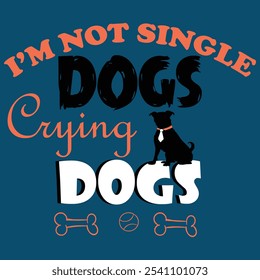 Latest dog vector T-shirt design