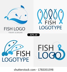 the latest Fish aqua logo design collection
