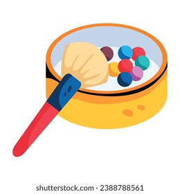 Icono plano más reciente de ondulación de bola 