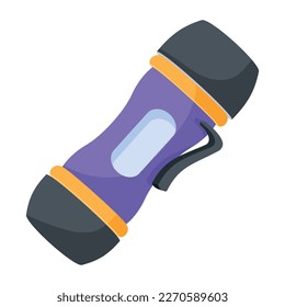 Latest flat icon of a writing tool 