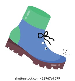 Latest flat sticker of hunter shoe  