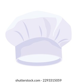 Latest flat vector of cook cap 