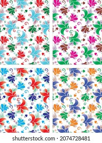 diseños y patrones florales más recientes