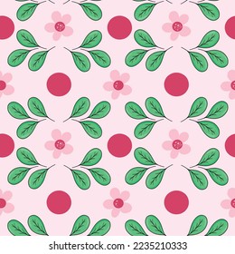 the latest floral pattern design with elegant graphic