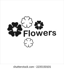 última flor al final del año diseño del logotipo vectorial