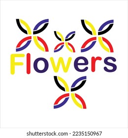 última flor al final del año diseño del logotipo vectorial
