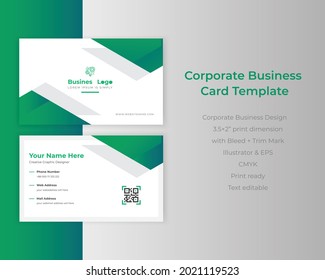 Último color gradiente Creativo ID de identidad empresarial vector tarjeta