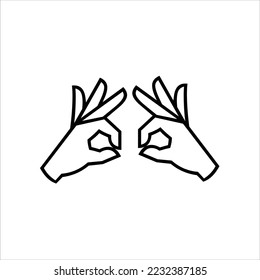 latest hand logo vector symbol