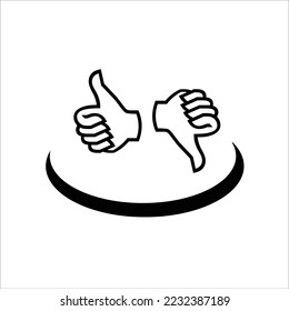 símbolo de vector de logotipo de última mano