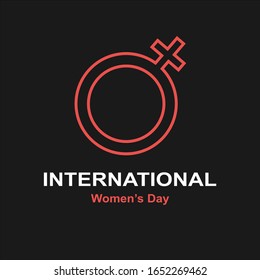 The latest international women's day logo