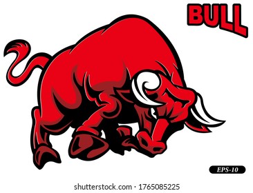 Latest logo design of bull.