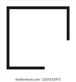 último logotipo triángulo de línea creativo de logotipo vectorial diseño