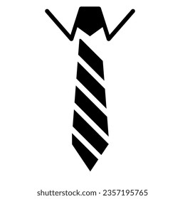 The latest model of tie where this image is very suitable and very easy for vectors to use