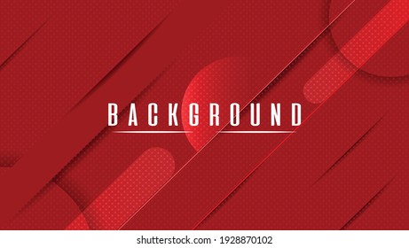 Latest modern abstract red background, Premium vektor