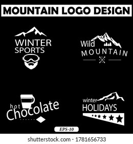 The latest mountain logo design collection